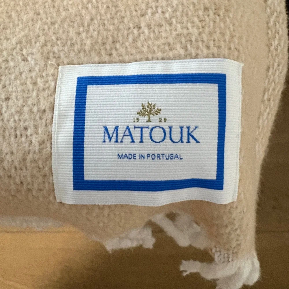 Matouk woven throw